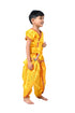 BookMyCostume Baby Krishna Kanha Kanhaiya Dhoti Kurta Polka Dots with Flute for Boys Kids & Adult Fancy Dress Costume